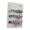 Hello Kitty-themed hairpin clips and hair accessories in pink, cute and girlish Item Picture
